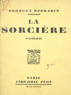 cover image of La sorcière